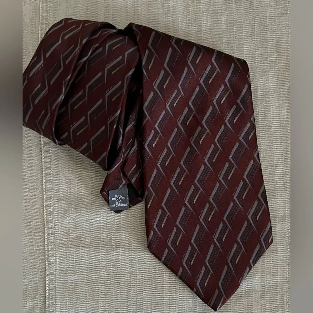 John Henry Mens Silk Tie
